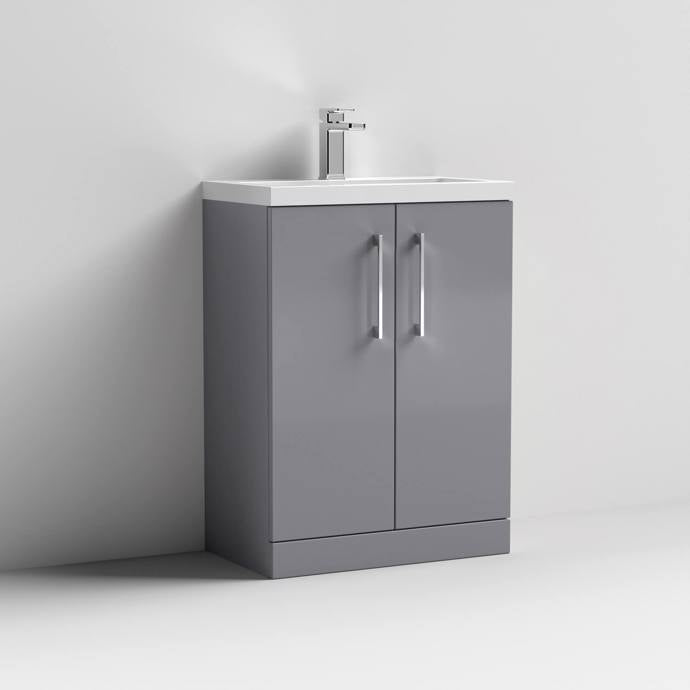 Chester 600MM Floor Standing Vanity Unit In White