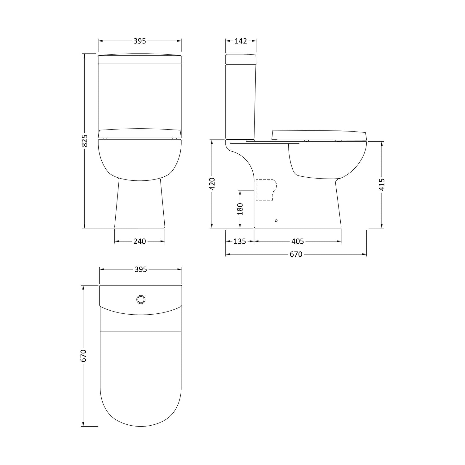 Lawton Close Coupled WC